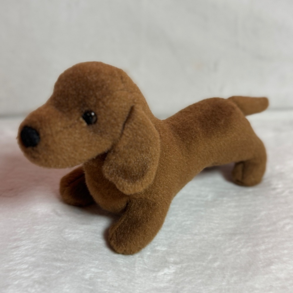 Douglas Brown Soft Dachshund Dog Puppy 9" Plush Stuffed Animal Cuddle Toy 2018